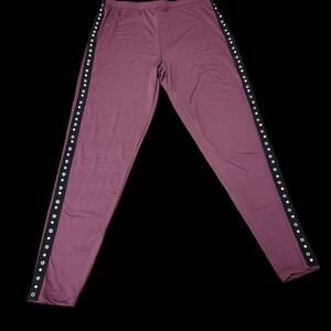 Stretch Pants with imitation Pearls